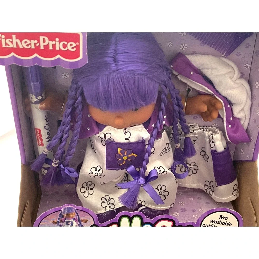 Vtg 2000 Fisher Price Color Me Cuties Veronica Violet Doll ~ New in Box